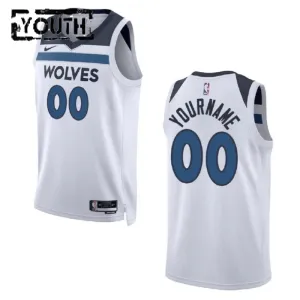 Maillot Enfant Minnesota Timberwolves Personnalisé Association Edition Blanc Swingman Maillot Enfant Minnesota Timberwolves Personnalisé Association Edition Blanc Swingman