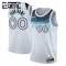 Maillot Enfant Minnesota Timberwolves Personnalisé City Edition 2024-25 Blanc Swingman