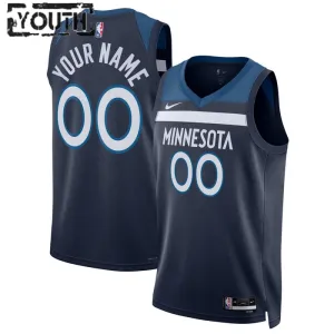 Maillot Enfant Minnesota Timberwolves Personnalisé Icon Edition Swingman