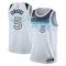 Maillot Homme Minnesota Timberwolves Anthony Edwards City Edition 2024-25 Blanc Swingman