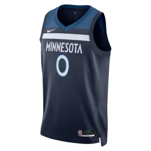 Maillot Homme Minnesota Timberwolves D Angelo Russell Icon Edition Navy Swingman