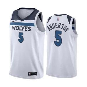 Maillot Homme Minnesota Timberwolves Kyle Anderson 5 Association Edition Blanc Swingman Maillot Homme Minnesota Timberwolves Kyle Anderson 5 Association Edition Blanc Swingman