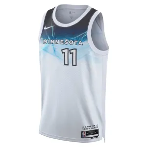 Maillot Homme Minnesota Timberwolves Naz Reid City Edition 2024-25 Blanc Swingman