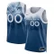 Maillot Homme Minnesota Timberwolves Personnalisé City Edition 2023-24 Bleu Swingman