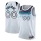 Maillot Homme Minnesota Timberwolves Personnalisé City Edition 2024-25 Blanc Swingman