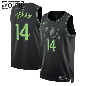 Maillot Enfant New Orleans Pelicans Brandon Ingram City Edition 2023-24 Bleu Swingman