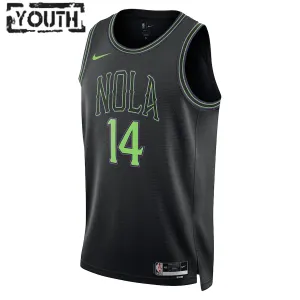 Maillot Enfant New Orleans Pelicans Brandon Ingram City Edition 2023-24 Bleu Swingman