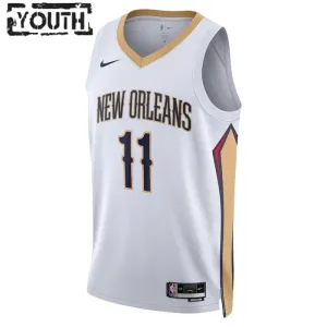 Maillot Enfant New Orleans Pelicans Dyson Daniels 11 Association Edition Blanc Swingman