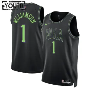 Maillot Enfant New Orleans Pelicans Zion Williamson City Edition 2023-24 Bleu Swingman