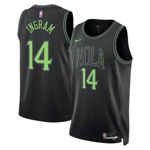 Maillot Homme New Orleans Pelicans Brandon Ingram City Edition 2023-24 Bleu Swingman