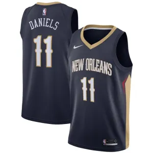 Maillot Homme New Orleans Pelicans Dyson Daniels 11 Icon Edition Navy Swingman