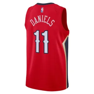 Maillot Homme New Orleans Pelicans Dyson Daniels 11 Statement Edition Rouge Swingman