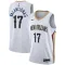 Maillot Homme New Orleans Pelicans jonas valanciunas 17 Association Edition Blanc Swingman