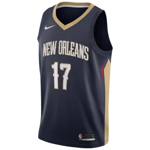 Maillot Homme New Orleans Pelicans jonas valanciunas 17 Icon Edition Navy Swingman