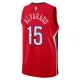 Maillot Homme New Orleans Pelicans Jose Alvarado 15 Statement Edition Rouge Swingman
