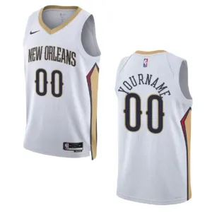 Maillot Homme New Orleans Pelicans Personnalisé Association Edition Blanc Swingman Maillot Homme New Orleans Pelicans Personnalisé Association Edition Blanc Swingman