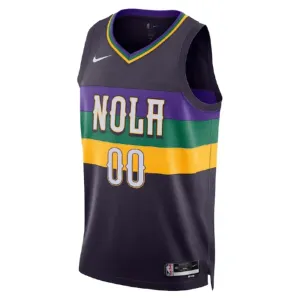 Maillot Homme New Orleans Pelicans Personnalisé City Edition 2022-23 Noir Swingman