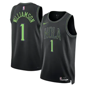 Maillot Homme New Orleans Pelicans Zion Williamson City Edition 2023-24 Bleu Swingman