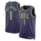 Maillot Homme New Orleans Pelicans Zion Williamson City Edition 2024-25 Violet Swingman