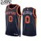 Maillot Enfant New York Knicks Cameron Reddish 0 Statement Edition Navy Swingman