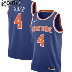 Maillot Enfant New York Knicks Derrick Rose 4 Icon Edition Swingman
