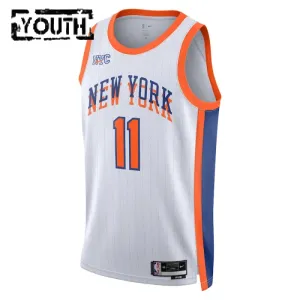 Maillot Enfant New York Knicks Jalen Brunson City Edition 2024-25 Blanc Swingman