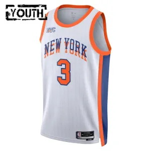 Maillot Enfant New York Knicks Josh Hart City Edition 2024-25 Blanc Swingman