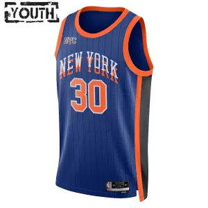 Maillot Enfant New York Knicks Julius Randle City Edition 2023-24 Bleu Swingman
