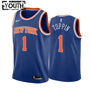 Maillot Enfant New York Knicks Obi Toppin 1 Icon Edition Swingman