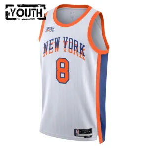 Maillot Enfant New York Knicks Og Anunoby City Edition 2024-25 Blanc Swingman