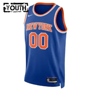 Maillot Enfant New York Knicks Personnalisé City Edition 2022-23 Bleu Swingman