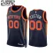 Maillot Enfant New York Knicks Personnalisé Statement Edition Navy Swingman