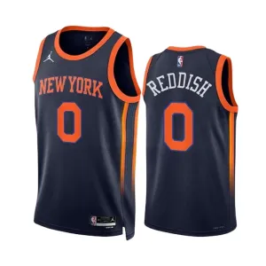 Maillot Homme New York Knicks Cameron Reddish 0 Statement Edition Navy Swingman Maillot Homme New York Knicks Cameron Reddish 0 Statement Edition Navy Swingman