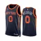 Maillot Homme New York Knicks Cameron Reddish 0 Statement Edition Navy Swingman