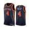 Maillot Homme New York Knicks Derrick Rose 4 Statement Edition Navy Swingman