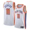 Maillot Homme New York Knicks Jalen Brunson City Edition 2024-25 Blanc Swingman