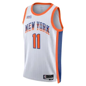 Maillot Homme New York Knicks Jalen Brunson City Edition 2024-25 Blanc Swingman