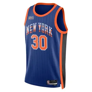 Maillot Homme New York Knicks Julius Randle City Edition 2023-24 Bleu Swingman