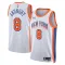 Maillot Homme New York Knicks Og Anunoby City Edition 2024-25 Blanc Swingman