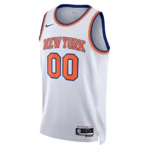 Maillot Homme New York Knicks Personnalisé Association Edition Blanc Swingman