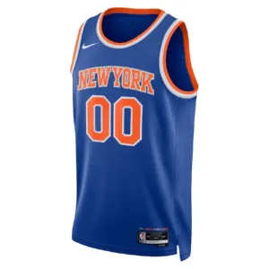 Maillot Homme New York Knicks Personnalisé City Edition 2022-23 Bleu Swingman