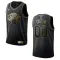 Maillot Homme New York Knicks Personnalisé Golden Edition Noir Swingman