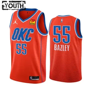 Maillot Enfant Oklahoma City Thunder Darius Bazley 55 Statement Edition 2022-23 Orange Swingman Maillot Enfant Oklahoma City Thunder Darius Bazley 55 Statement Edition 2022-23 Orange Swingman