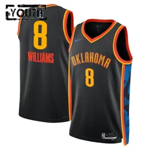 Maillot Enfant Oklahoma City Thunder Jalen Williams City Edition 2024-25 Noir Swingman