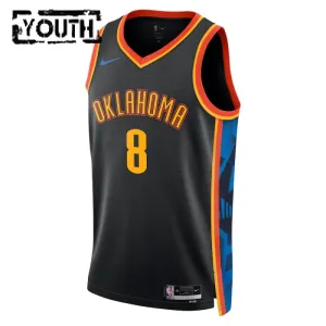 Maillot Enfant Oklahoma City Thunder Jalen Williams City Edition 2024-25 Noir Swingman