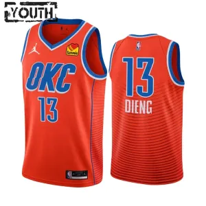 Maillot Enfant Oklahoma City Thunder Ousmane Dieng 13 Statement Edition 2022-23 Orange Swingman Maillot Enfant Oklahoma City Thunder Ousmane Dieng 13 Statement Edition 2022-23 Orange Swingman