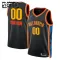 Maillot Enfant Oklahoma City Thunder Personnalisé City Edition 2024-25 Noir Swingman