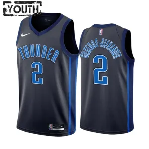 Maillot Enfant Oklahoma City Thunder Shai Gilgeous Alexander 2 City Edition 2022-23 Noir Swingman Maillot Enfant Oklahoma City Thunder Shai Gilgeous Alexander 2 City Edition 2022-23 Noir Swingman