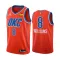 Maillot Homme Oklahoma City Thunder Jalen Williams 8 Statement Edition 2022-23 Orange Swingman