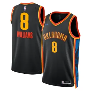 Maillot Homme Oklahoma City Thunder Jalen Williams City Edition 2024-25 Noir Swingman